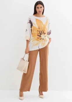Pullover mit floralem Druck