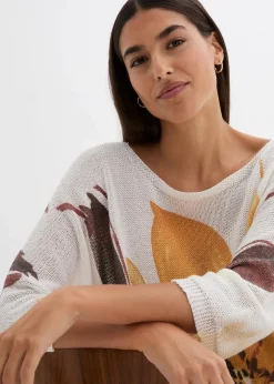 Pullover mit floralem Druck