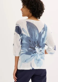 Pullover mit floralem Druck
