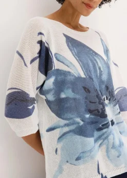 Pullover mit floralem Druck