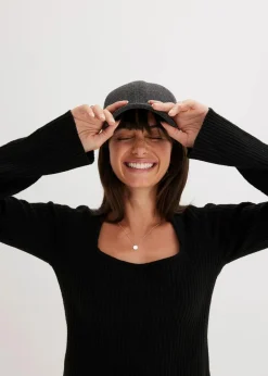 Pullover mit Karree-Ausschnitt