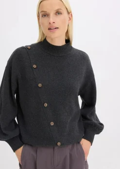 Pullover mit Knopfleiste