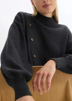 Pullover mit Knopfleiste