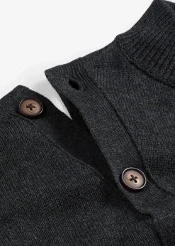 Pullover mit Knopfleiste