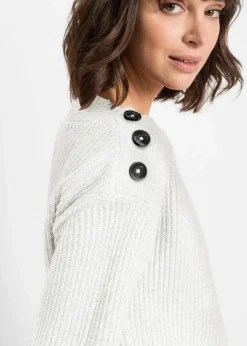 Pullover mit Knöpfen