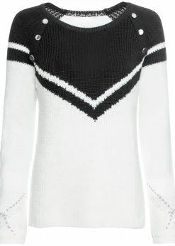 Pullover mit Knöpfen