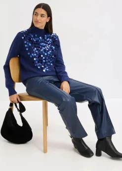 Pullover mit Pailetten