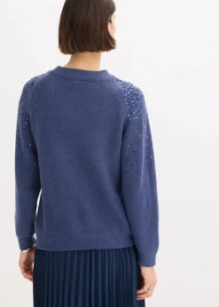 Pullover mit Pailletten