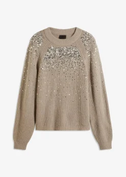 Pullover mit Pailletten