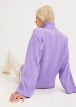 Pullover mit Stehkragen