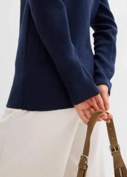 Pullover mit Stehkragen