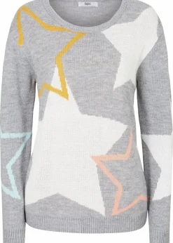Pullover mit Sternendruck