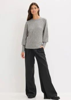 Pullover mit Strass-Applikation