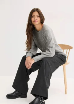 Pullover mit Strass-Applikation