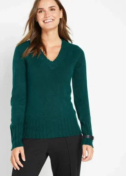 Pullover mit V-Ausschnitt