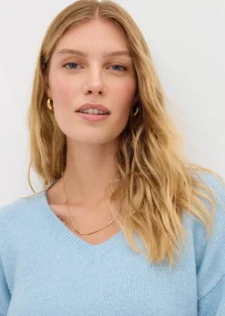 Pullover mit V-Ausschnitt