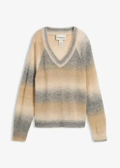 Pullover mit Wolle und Lurex