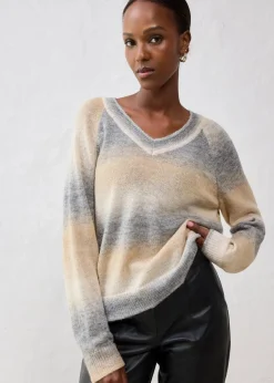 Pullover mit Wolle und Lurex