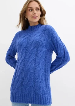 Pullover mit Zopfmuster