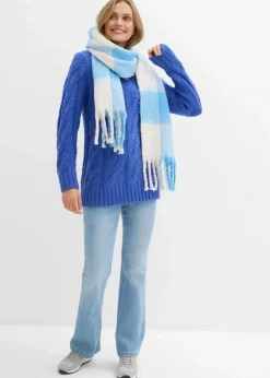 Pullover mit Zopfmuster