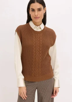 Pullunder mit Baumwollanteil