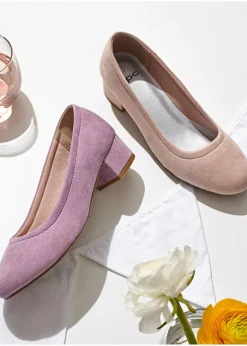 Pumps mit Blockabsatz