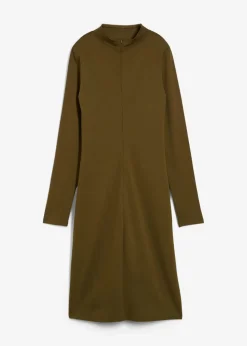 Punto Di Roma Kleid mit Stehkragen