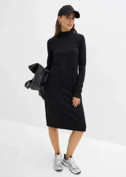 Punto Di Roma Kleid mit Stehkragen