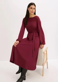 Punto Kleid mit Spitze