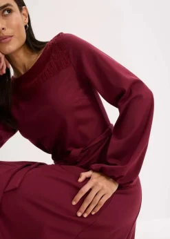 Punto Kleid mit Spitze