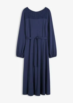 Punto Kleid mit Spitze