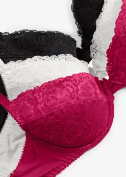 Push-up-BH mit feiner Spitze (3er Pack)