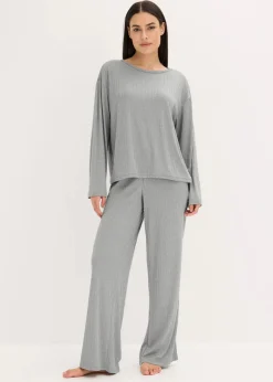 Pyjama aus weichem Pointelle-Jersey
