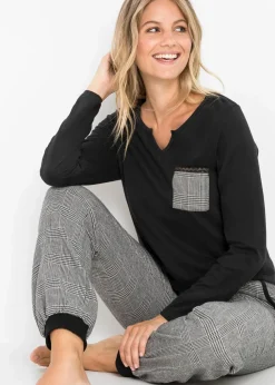 Pyjama mit Flanellhose