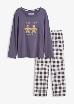 Pyjama mit Flanellhose