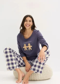 Pyjama mit Flanellhose