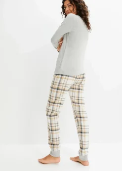 Pyjama mit Flanellhose