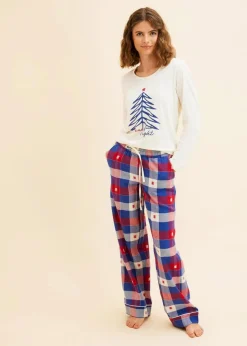 Pyjama mit Flanellhose