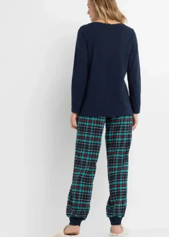 Pyjama mit Flanellhose