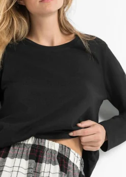 Pyjama mit Flanellhose und Geschenktasche