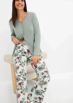 Pyjama mit Knopfleiste