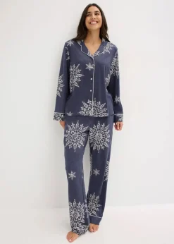 Pyjama mit Knopfleiste