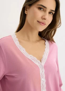 Pyjama mit Knopfleiste