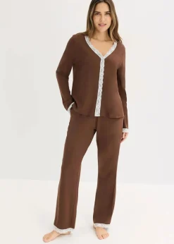 Pyjama mit Knopfleiste