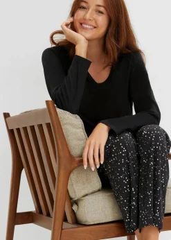 Pyjama mit schimmerndem Druck