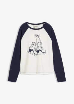 Raglanshirt aus reiner Bio-Baumwolle