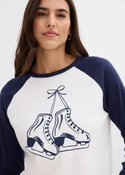 Raglanshirt aus reiner Bio-Baumwolle