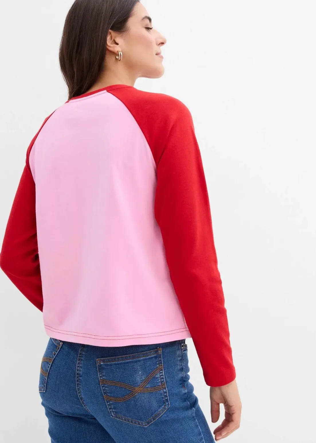 Raglanshirt aus reiner Bio-Baumwolle