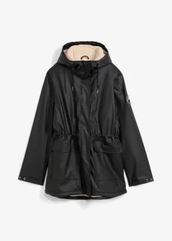 Regenjacke mit Teddyfutter