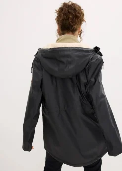 Regenjacke mit Teddyfutter